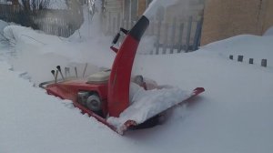 На что способен японский снегоуборщик!