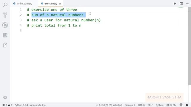 Chapter 3 Exercise 3 : Python tutorial 52 смотреть онлайн