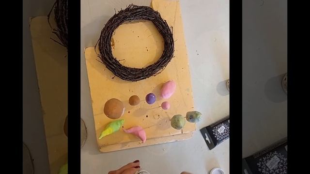 Пасхальная композиция своими руками /поделки для детского сада / пасхальный декор /переделки/ смотреть онлайн