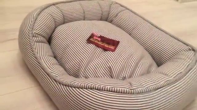 Лежанка для собак «Полоса» VIP-DOG.COM купить в интернет магазине для собак смотреть онлайн