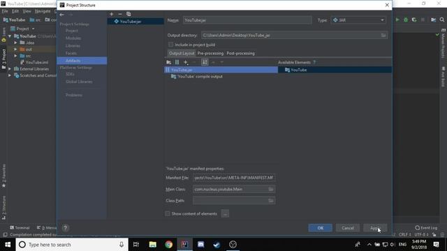 IntelliJ IDEA: How to export executable JARs смотреть онлайн