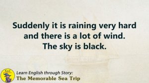 Learn English through Story - Level 0 – The Memorable Sea Trip