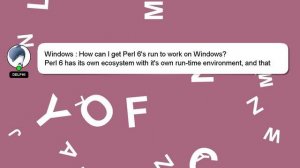 Windows : How can I get Perl 6's run to work on Windows?