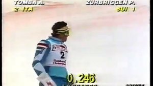 Alberto Tomba wins parallel (Saalbach 1988)