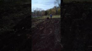 Мотокультиватор Хутер (ходоуменьшитель 1:4) с плугом