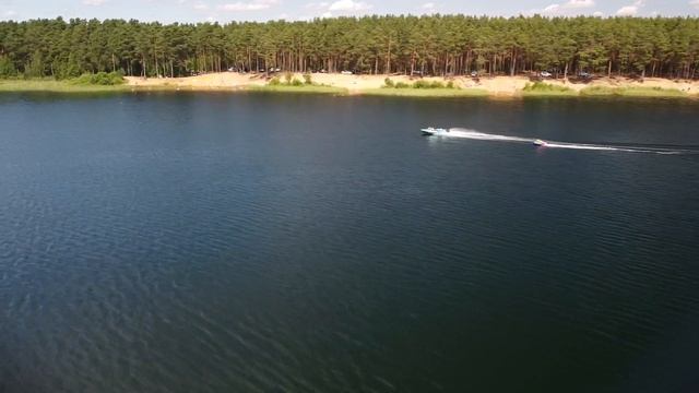 Константиновский Карьер. Пляжный курорт в Твери. С высоты. DJI mavic mini