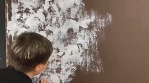 НЕОБЫЧНЫЙ Способ Покрыть Стены _ Декоративная Штукатурка _Шелк_ _ Оригинальный Ремонт Стен.