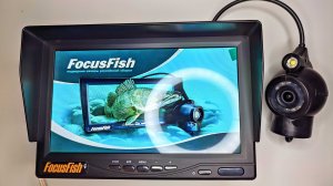 Обзор новой подводной камеры для рыбалки FocusFish. Пробная съёмка под водой. Окунь. Карпинск