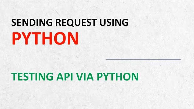 API Testing Using Postman | API Part2 | How to access API using python  | tamil