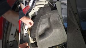 Replacing the rear seatbelt in a 2007 Suzuki Swift