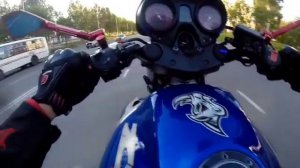 Хонда Х11 вилли honda cb1100sf на заднем