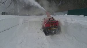 На что способен японский снегоуборщик 2.