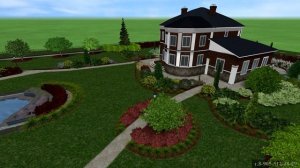 Ландшафтный дизайн участка 40 соток