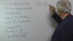 Механика Лекция 13 часть 1 Учет начальных условий и энергия гармонических колебаний