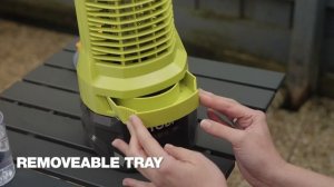 RYOBI 18V ONE+ Bug Zapper & Lantern (R18BZL) in action