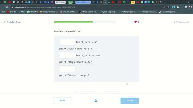 50 Module 4 Quiz | Introduction to Python | Sololearn