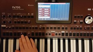 Korg pa700: Как добавить KAOSS к поп стилю