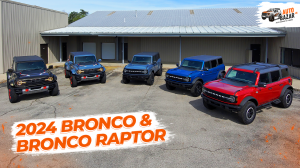 Что поменялось в 2024 Ford Bronco и Ford Bronco Raptor: новые цвета, цены, комплектация и опции