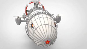 Дирижабль Киров _ Red Alert. 3D