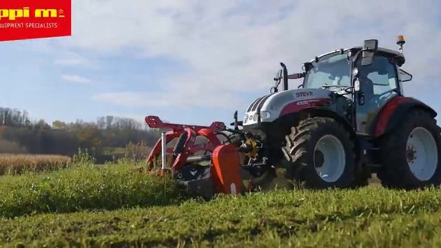 Косилка-измельчитель SEPPI SMO Fh 250 измельчает сидераты и пожнивные остатки