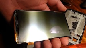 Замена поляризационной плёнки на Samsung Galaxy S3