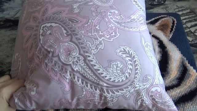 Оформленная подушка "Бенгальский тигр" от фирмы "Панна" смотреть онлайн