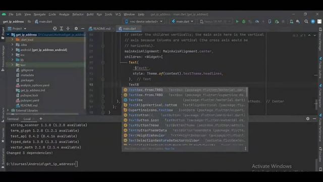 Flutter Get Public IP address смотреть онлайн