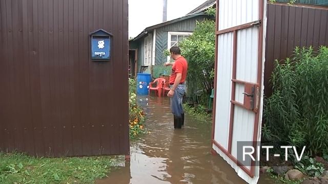 ПОТОП В ЧАСТНОМ СЕКТОРЕ НА Н.ГОЛОВНИ ПОСЛЕ ДОЖДЯ 19.07.16 смотреть онлайн