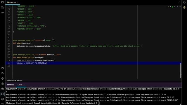 How to make Telegram Stock Assistant Bot. Step-by-step tutorial! смотреть онлайн