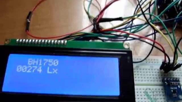 Датчик освещенности BH1750 смотреть онлайн