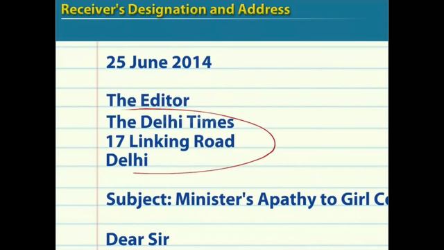 Formal Letter Writing - Introduction - Comprehensive English Grammar - Writing Skills смотреть онлайн