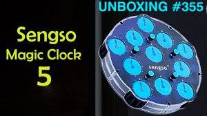 Unboxing №355 Мега Клок | Sengso Magic Clock 5 | Часы Рубика