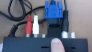 Телевизор из монитора (VGA) с приставкой DVB T2
