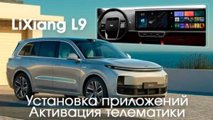 Lixiang L7 , L8, L9 - установка приложений, SIM 4G