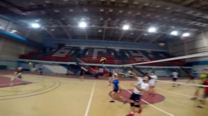 Тренировка волейболиста 14 ЛЕТ | Тренировка по волейболу | First Person Russian Volleyball