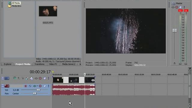 Видео монтаж в Sony Vegas 9 -10! 7. Перенос видео с камеры, импорт звука с Audio CD. смотреть онлайн