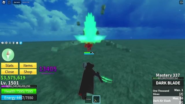 Rip Indra Fights Mihawk With Dark Blade V3 In Roblox Blox Fruits... смотреть онлайн