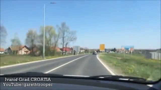 Drive through Ivanić Grad,Croatia смотреть онлайн