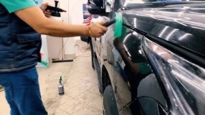 Оклейка Виниловой Пленкой Lexus 570 | Учим как оклеить авто пленкой