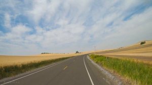 4K Palouse Scenic Byway - American Road Trip with Beautiful Music - Washington State, USA - Part #1