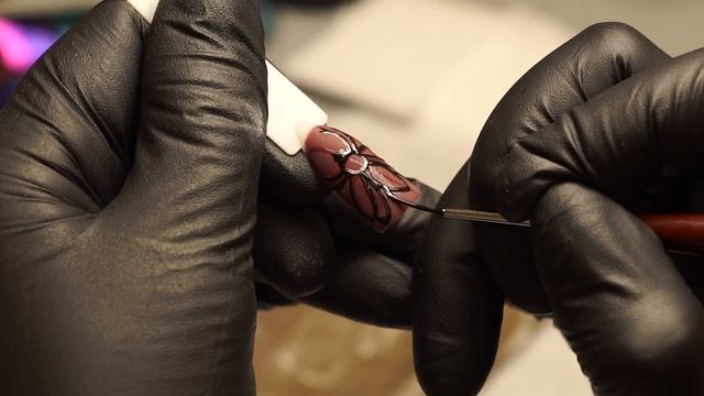 Маникюр Муха со Стразами в Технике Литье смотреть онлайн