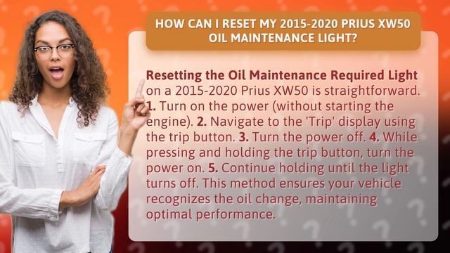How Can I Reset My 2015-2020 Prius XW50 Oil Maintenance Light? смотреть онлайн