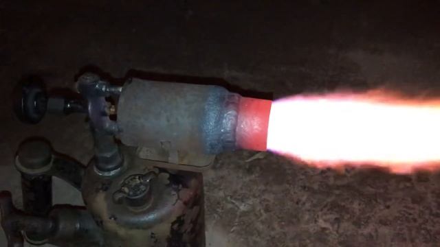 Паяльная лампа ГАЗ.после сварки колбы. смотреть онлайн