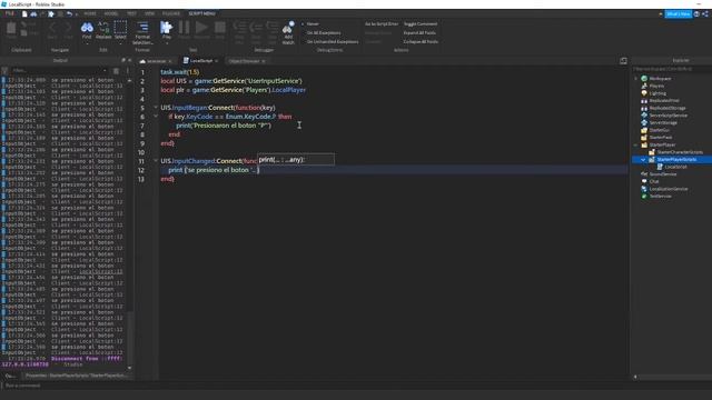 Como usar el User Input Service | Roblox Programacion смотреть онлайн