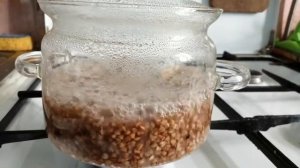 Стеклянная кастрюля... На газовой плите-все вышло и гречка сварена, и кастрюлька цела! Испытала?
