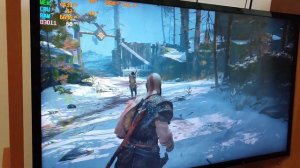 God of War FPS тест | RTX 4060 MSI Gaming X | i5 - 10400f | 1080p | DLSS ON / OFF ( Часть 1 )