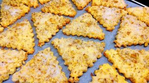 Печенье на кефире за 10 минут. Очень быстрая выпечка к чаю. Вкусное и мягкое печенье