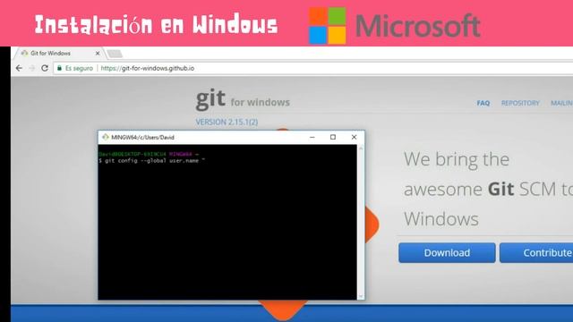 Instalación de Git en Windows y Linux смотреть онлайн
