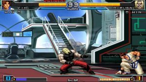 Прохождение аркады The King of Fighters 2002 Unlimited Match #9.1 -  Ким(соло)