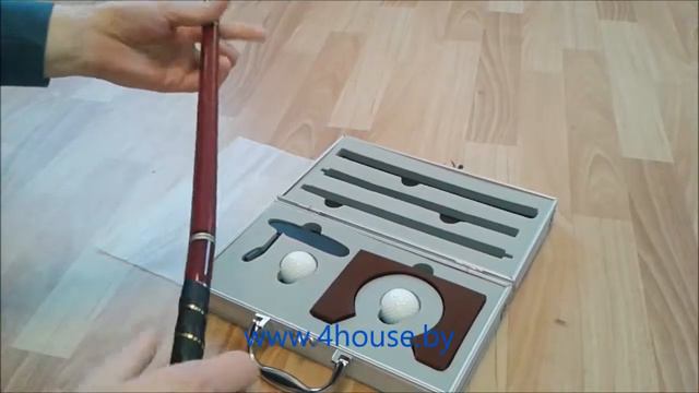 Подарочный набор для мини-гольфа в металлическом кейсе смотреть онлайн
